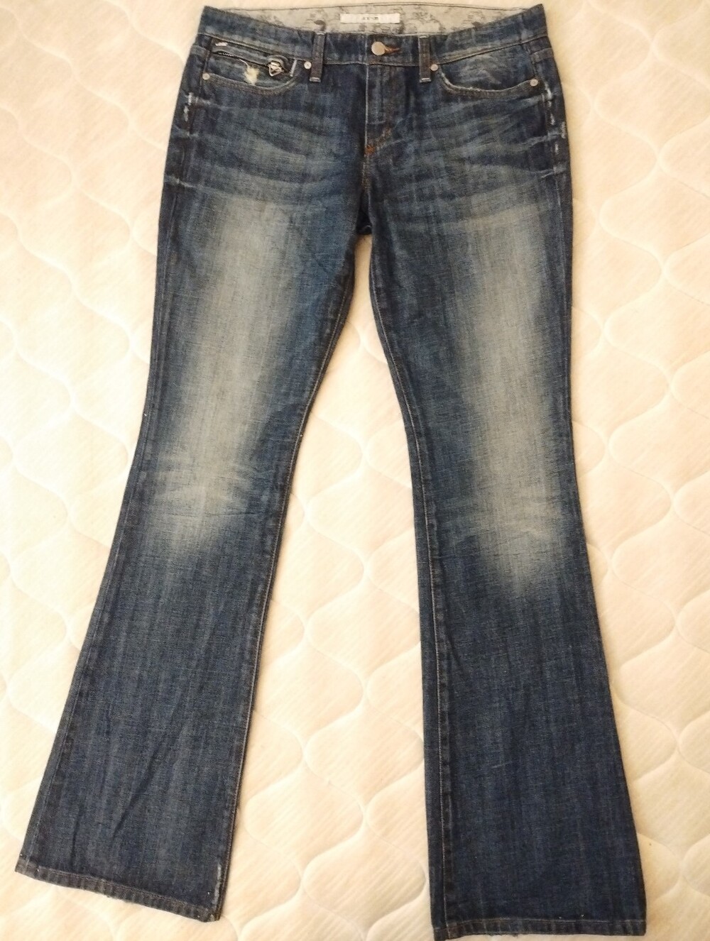 Joe's Jeans Rocker Warhol Distressed Bootcut Flare Size 30